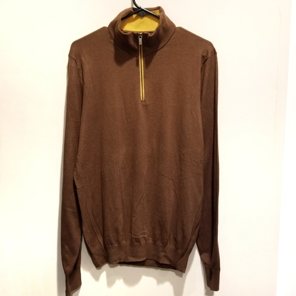 Massimo Dutti Men's Brown Cashmere Sweater - Picture 10 of 10